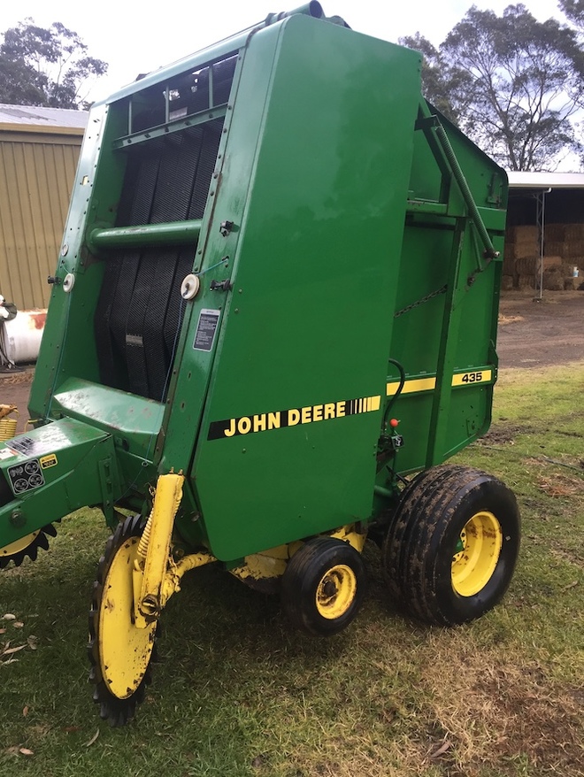 John Deere 435 Round Baler Machinery & Equipment Hay and